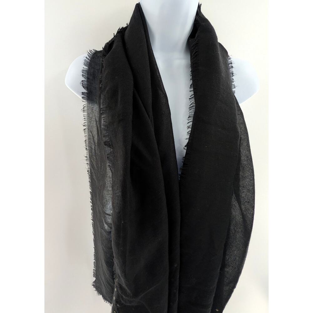 Lulla Collection By Bindya Black Studded Scarf - Picture 7 of 11